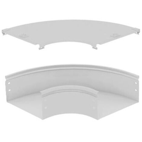 31Aic100Z Curva plana de 90° 100X75 galvanizada