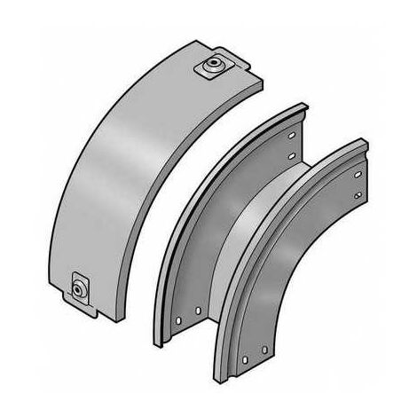 31Apc100Z Curva in Discesa a 90° 100X75 mm Z P31