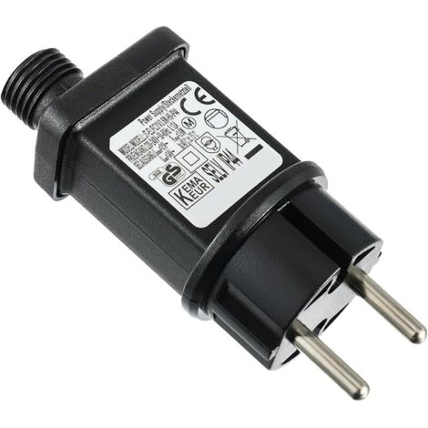 31V 3.6W LED Transformateur IP44 Adaptateur Pilote avec Minuterie 8 Modes pour Lumières de Décoration de Noël Lumières Clignotantes Lumières de Glaçons(1 Pièces)