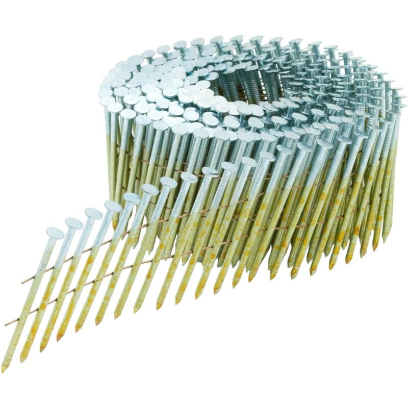 CNW31/90NKRI Clous pour bobines 3,1 x 90 mm 3600 pcs. Tige annulaire galvanisée - Prebena