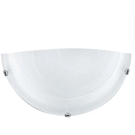 FAN EUROPE 32/28401 Lampada da parete attacco E27 in vetro alabastro Faneurope