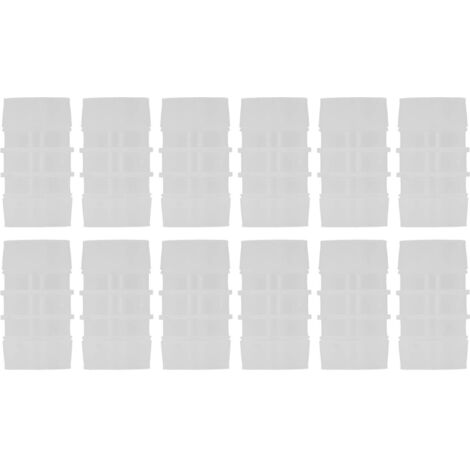 32-32 mm PP-Schlauchverschraubungen, gerade, 12er-Packung, aus Polypropylen, für Lebensmittel- und Laboranwendungen