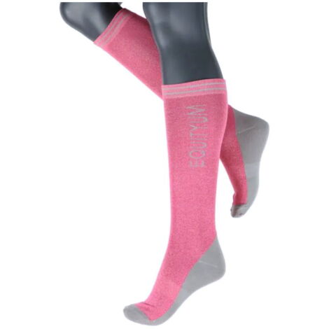 32-35, rosa glitter: Calze Equitazione Donna modello Nila