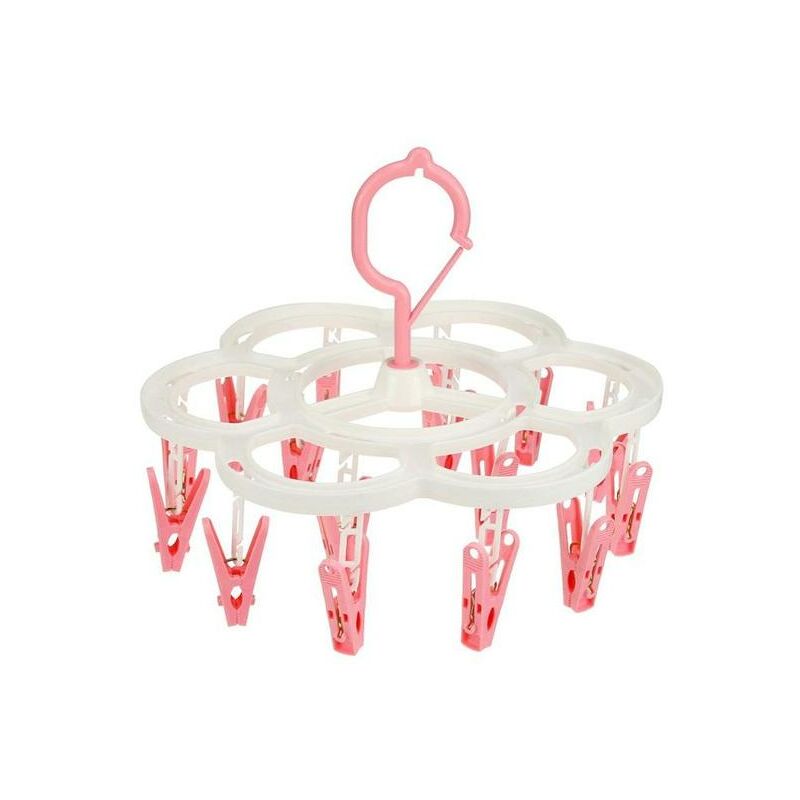 32 clip calzini portatili appendiabiti