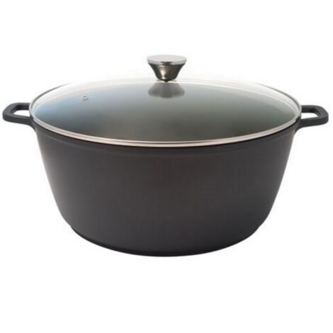 32 cm 10 l schwarzer gusseisen-schmortopf - Baumalu - 384942