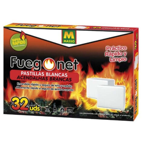32 Fugonet cento pastillas per chiminani, forniture e barbocoas