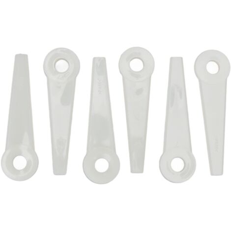 32 lame in plastica per tosaerba, lame da taglio, testine per tagliaerba, lame di ricambio pratiche e portatili per tosaerba, accessori per tagliaerba da giardino.