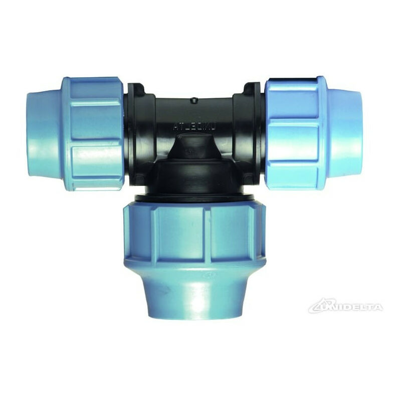 

ø 32 mm T 90° con compresión