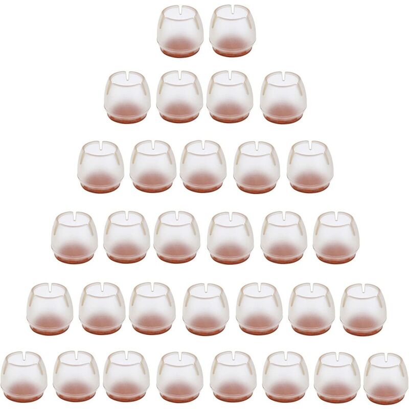 32 pezzi di sedia in silicone Cappuccio Piede Pad