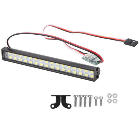 32 pièces Perles Lumineuses pour Toit de Voiture RC, Barre LED Universelle 100mm pour Véhicule Tout-Terrain