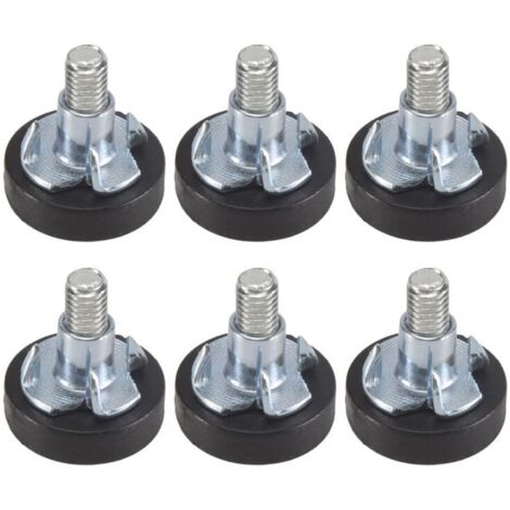 32 piezas de niveladores de muebles ajustables, tornillos M6 para patas de sillas, ajustables para patas.