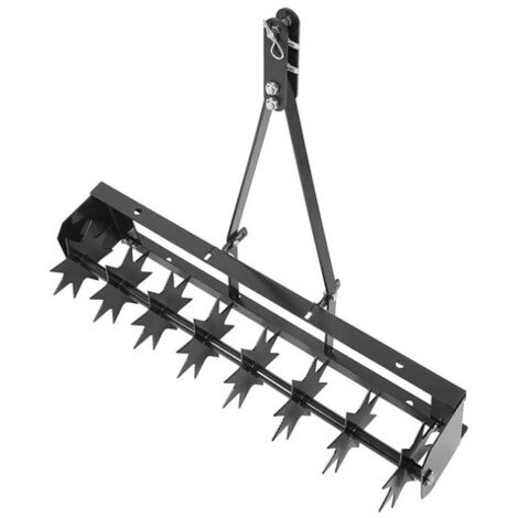 32" Spike Lawn Aerator Tow Behind Rolling Tractor Soil Penetrator Mower Hitch UK