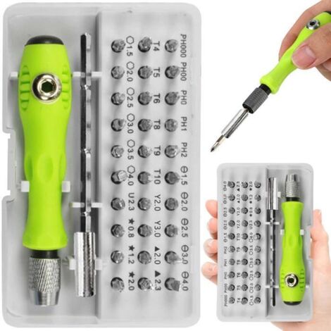 32-teiliger Präzisions-Bit-Schraubendrehersatz mit Magnet