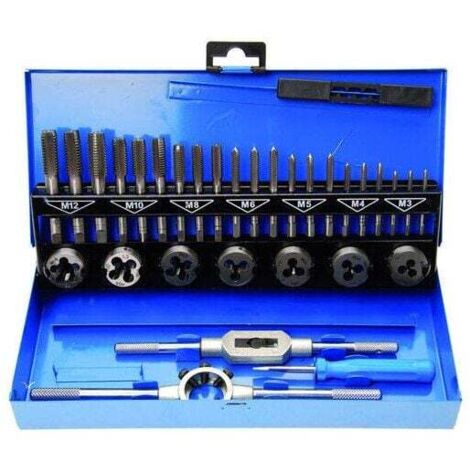32 TLG Set de filetage au taraud M3-M12 NAIZY