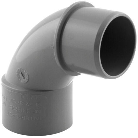 ø 32, un coude PVC évacuation  87° M-F - jardiboutique