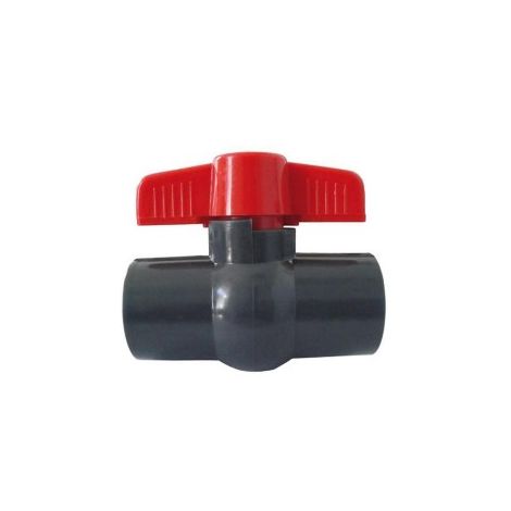 Vanne à Boisseau Sphérique PVC - Filetage Femelle 1"1/4 - PN16 - Joints EPDM - Pour Circuit Eau - 4