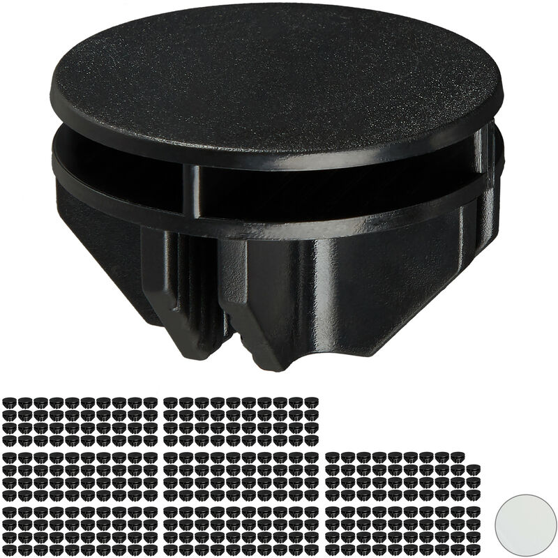 Relaxdays Connectors For Shelving Systems, Pack Of 320, Shelf Adapters, Plastic Replacement Parts, Black