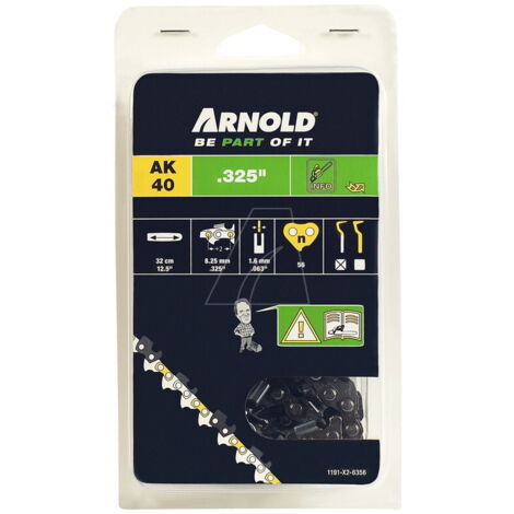 325"/1,6 mm Sägekette – 56 Treibglieder – halbrunde Schneidezähne Arnold