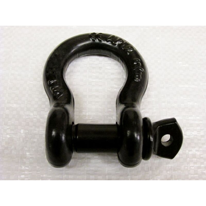 Securefix Direct - 3.25 Ton 5/8' x 3/4' Black Bow Shackle With Screw Pin - Towing Theatre 4x4 Lifting Tested 3250KG