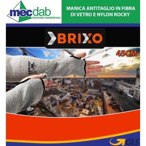 325497- MANICA ANTITAGLIO 45 CM FIBRA DI VETRO - INDUSTRIA MANICHE - NORME EN 420--BRIXO