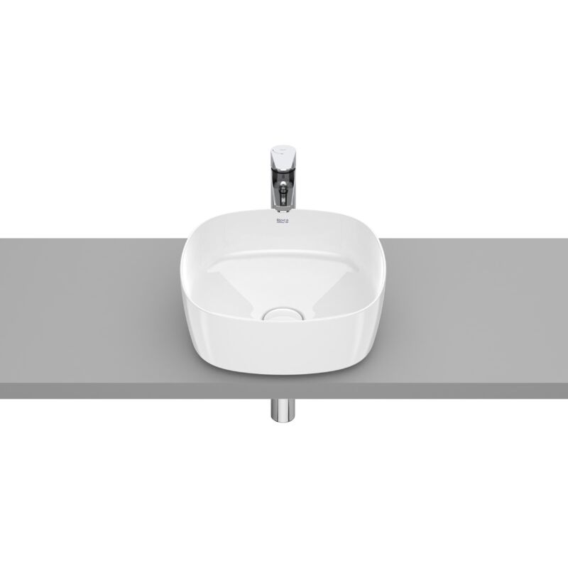 

Lavabo de sobre encimera FINECERAMIC® SOFT INSPIRA Medidas: 370 mm. - Roca