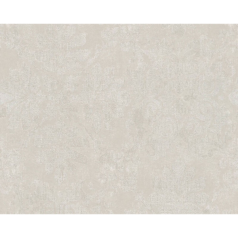 HOMEMAISON Papier Peint Esprit Baroque Beige 10mx 0.53 m - Beige