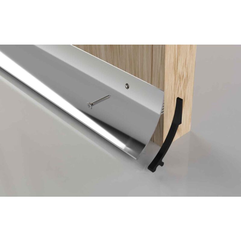 Image of 32mm Door Rain Deflector Bar - Chrome, 914mm