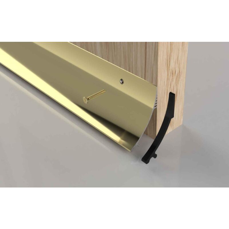 Image of 32mm Door Rain Deflector Bar - Gold, 838mm