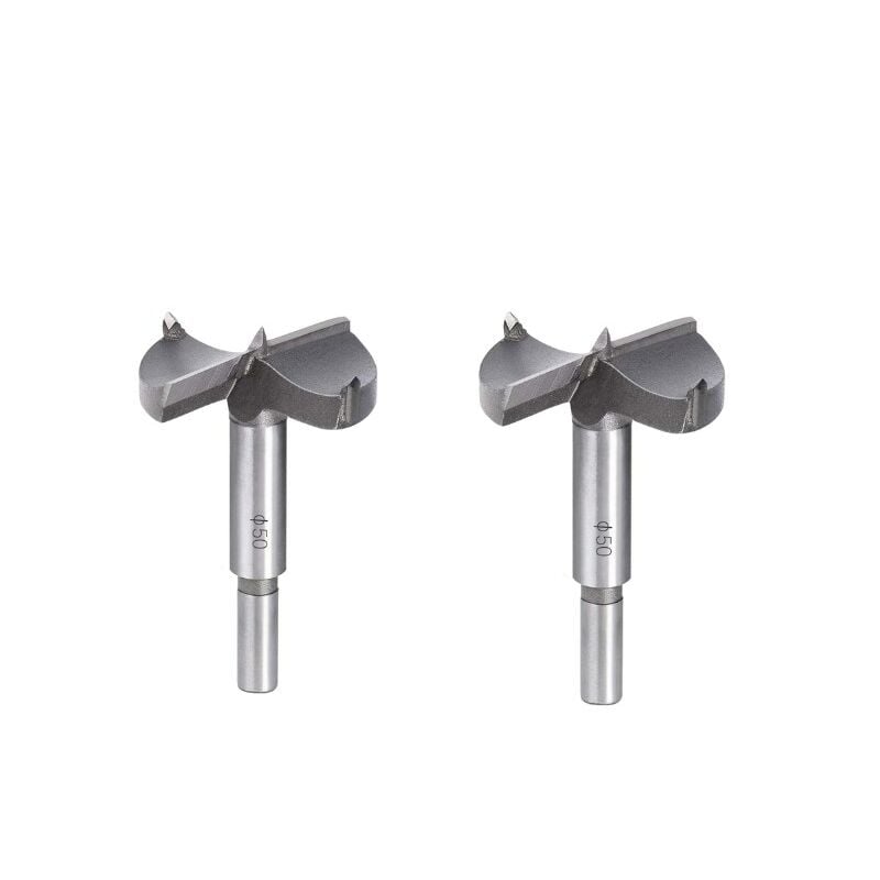 Mèches Bois, 50MM Fraise Bois Carbure, L'installation de Portes Sphériques Bois, Tiroirs, Contreplaqué, Vous aide Rapidement pour Faire des Trous