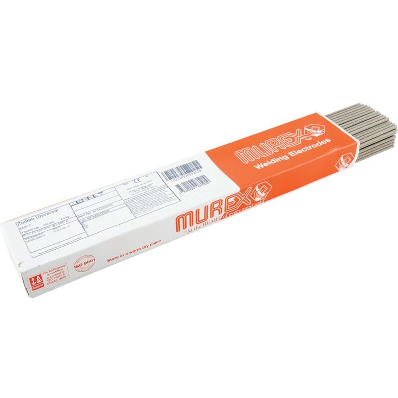 Image of Murex 2.5mm Zodian Universal E6013 Welding Electrodes for Mild Steels 2.4kg - 47