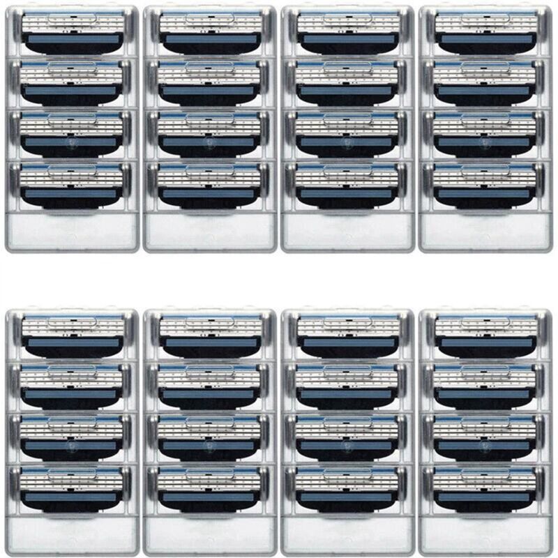 Image of Tlily - 32PCS Klingen Nachfüllungen Handbuch Mach 3 für Herren Klinge