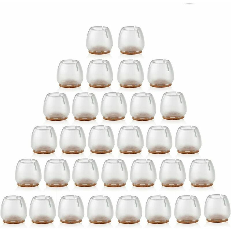 32pcs tappi per sedie in silicone piedini per