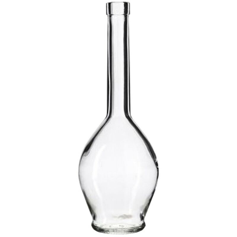 Image of 32PZ bottiglia in vetro per distillati 'mamita' 500 ml - colore bianco