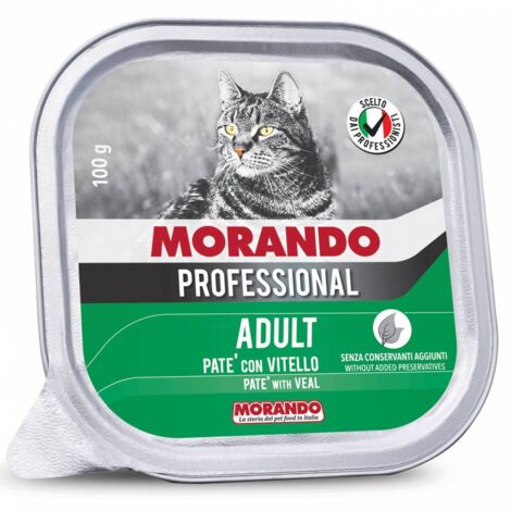 32PZ CIBO GATTO MORANDO VSC 100 G VITELLO E POLLO
