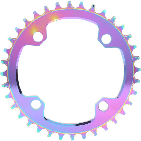 32T 34T 36T 38T Kettenblatt aus Aluminiumlegierung für Mountainbikes, für Singlespeed-Ketten mit positiver oder negativer Übersetzung.