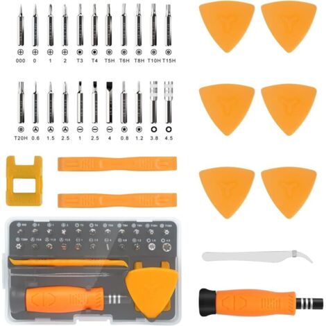 33 en 1 Tournevis de Precision,Kit de Tournevis Multi-fonction,Précision Outils de Reparation pour drones,smartphones,tablettes,PC,MacBook