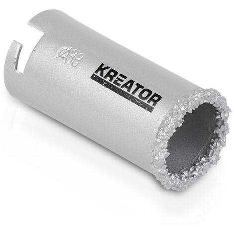 33-mm-Hartmetall-Kernbohrer für Stein und Keramik Kreator
