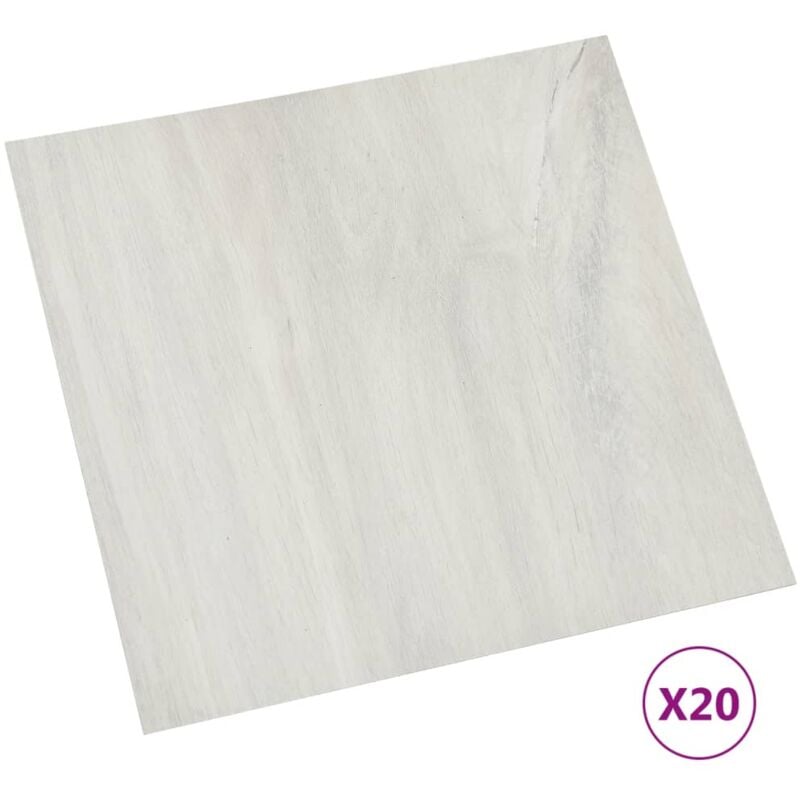 Vidaxl - 330147 Self-adhesive Flooring Planks 20 pcs PVC 1,86 m² Cream - Cream