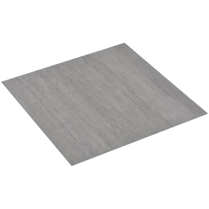 Vidaxl - 330174 Self-adhesive Flooring Planks 20 pcs PVC 1,86 m² Grey Stippled - Grey