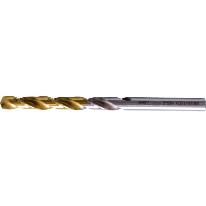 1.00MM HSS-Cobalt H/Duty Jobber Drill TiN Tipped- you get 5 - Swisstech