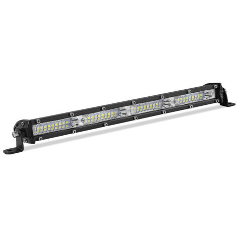 33.2 См 108W Едноредов Мощен Диоден LED Лед Бар 36 Led Ултра Тънък Халоген Лампа Прожектор 12V 24V АТВ, Джип 4х4 Offroad