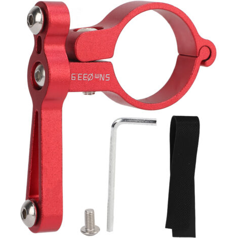33,9 mm Fahrradflaschenhalter aus Aluminiumlegierung, verstellbare Basis für Trinkflaschenhalterungen an Mountainbikes, universell einsetzbar, rot