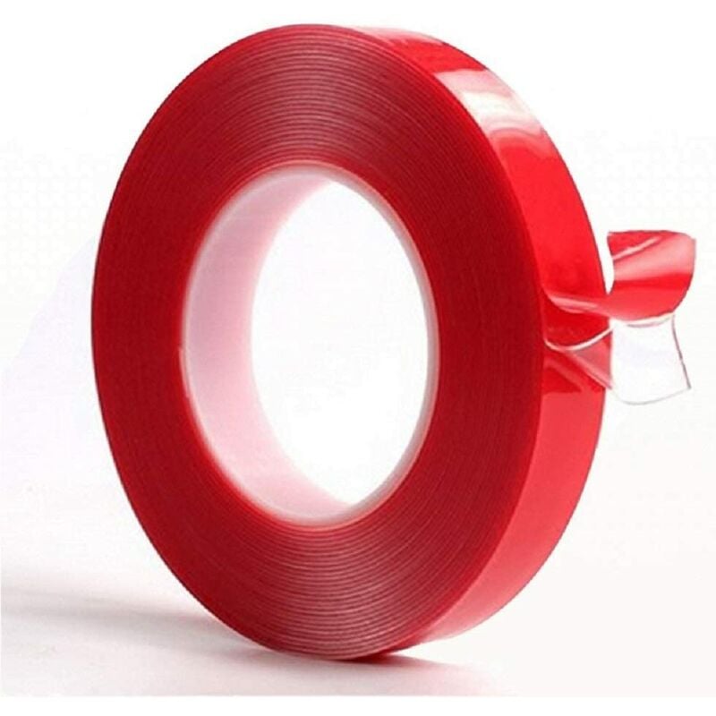 33Ft Clear Mounting Tape - Acrylic Adhesive Double Sided Adhesive Foam Tape 10m X 10mm Weatherproof Heavy Duty Glue, Heat Resistant Perfect for LED