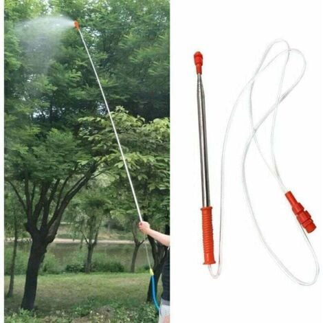 GROOFOO 3.3m telescopic hand pressure sprayer for spraying pesticides on trees, watering accessories and garden tanks.