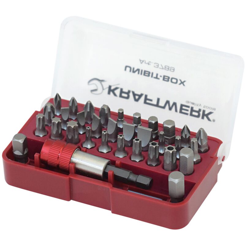 Kraftwerk - 33pzs. 1/4' Caja puntas unibit