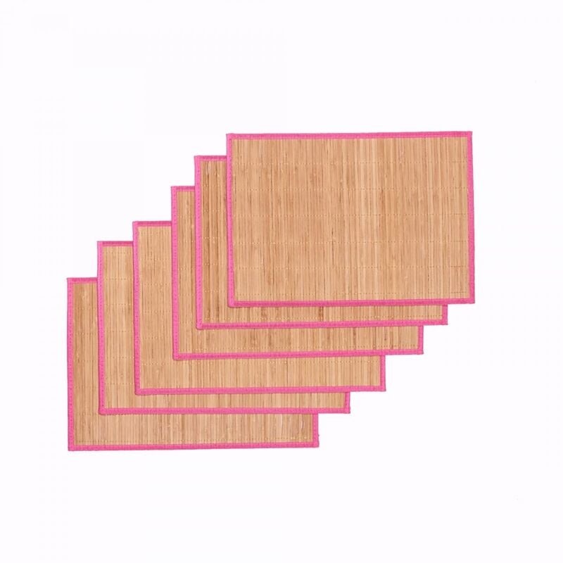 Jadorel - Set de table fait à la machine lot de 6 ba