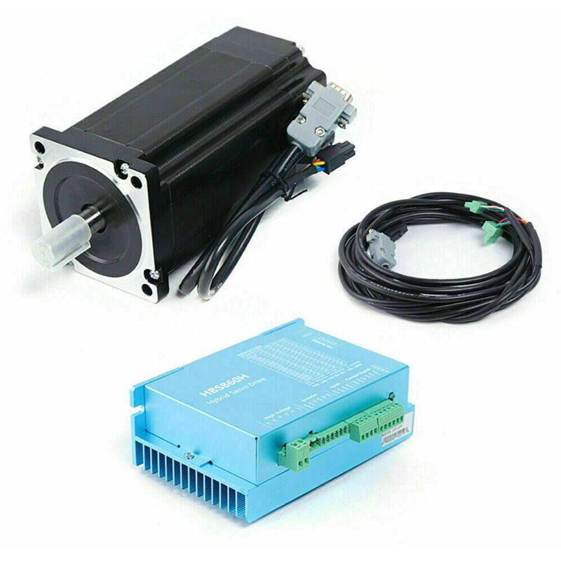 Gojoy - 34 Moteur pas à pas 12 Nm moteur pas à pas en boucle fermée dsp moteur pas à pas pilote, 12nm Nema 34 Moteur pas à pas en boucle fermée cnc
