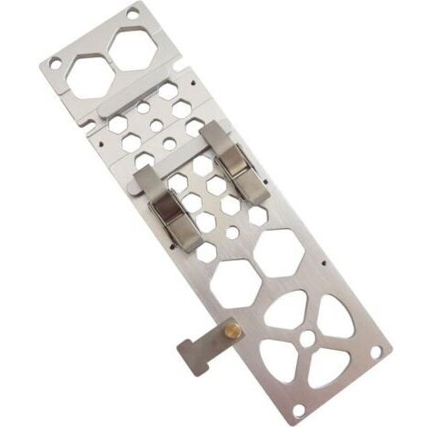 (340 mm argenté)Guide de scie circulaire à 90° - 340 mm - Guide à angle droit pour scie circulaire - Butée d'angle - Compatible avec les rails