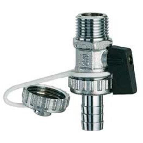 3439 - Rubinetto di scarico caldaia cromato - Misura 1/2" 3439 12