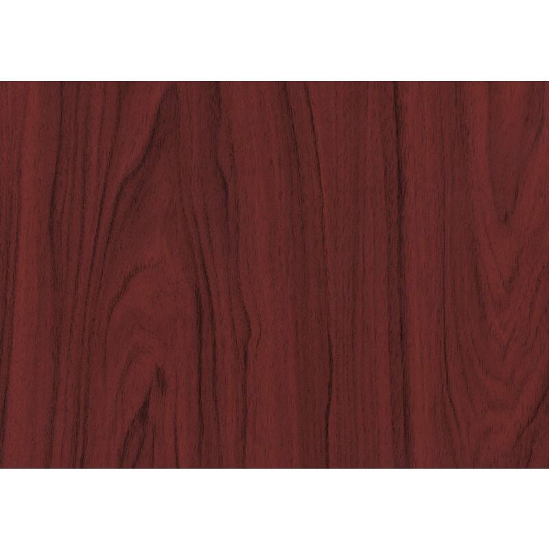 d-c-fix Pellicola Adesiva per mobili legno mogano scuro rosso marone PVC plastica vinile impermeabile decorativa per cucina, armadio, porta carta